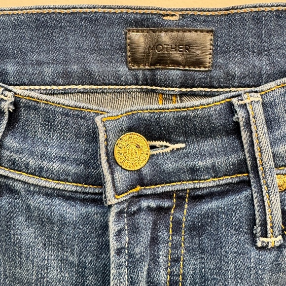 MOTHER Denim The Insider Crop Step Fray- Not Rough Enough Size 26 - Picture 9 of 11